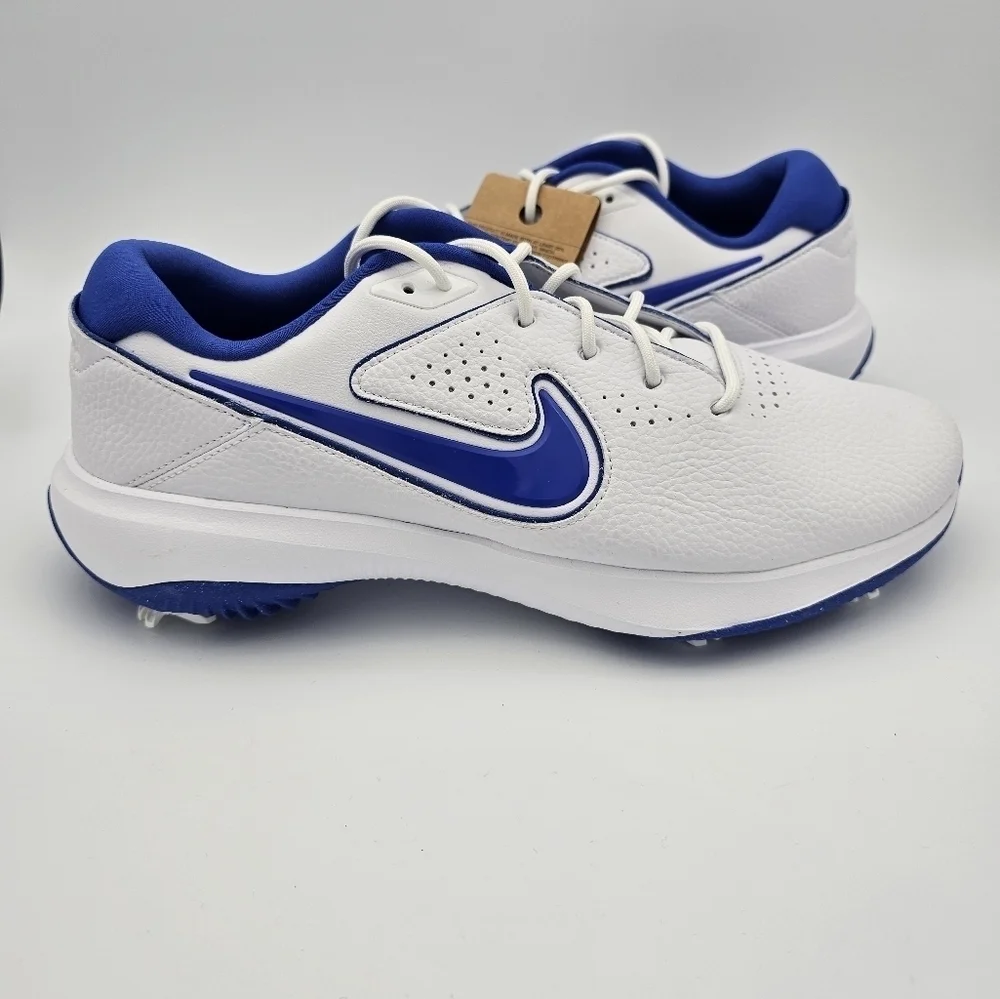 Nike Victory Pro 3 'White Hyper Royal' Golf Shoes Mens Size 8